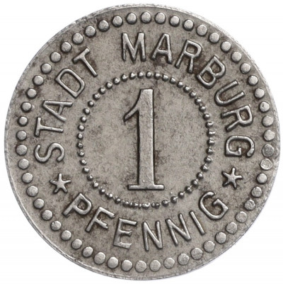 1 пфенниг 1917 года Германия — город Марбург (Нотгельд)