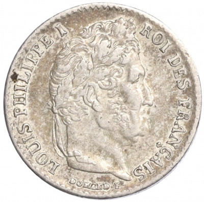 1/4 франка 1835 года А Франция