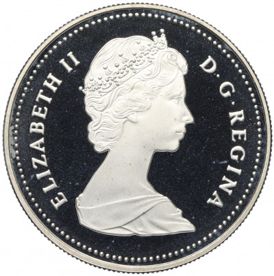 1 доллар 1989 года Канада «Река Маккензи»