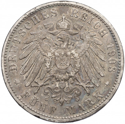 5 марок 1903 года Германия (Бавария)