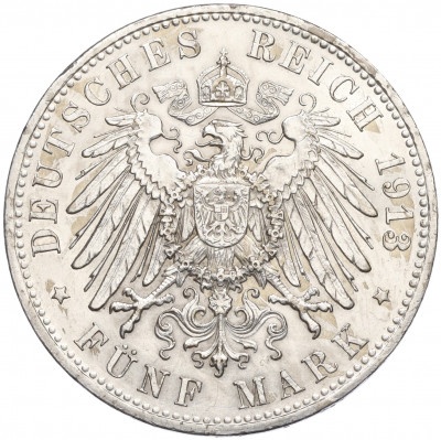 5 марок 1913 года Германия (Бавария)