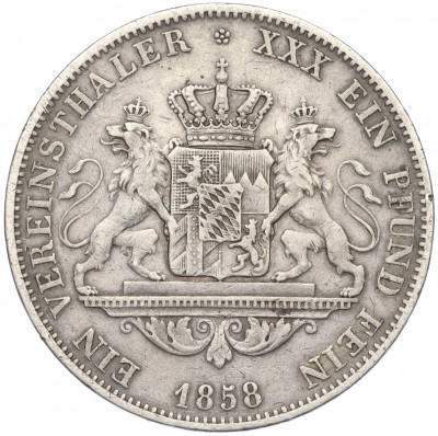 1 талер 1858 года Бавария