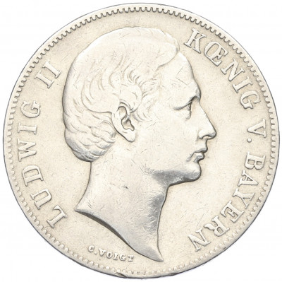 1 талер 1865 года Бавария