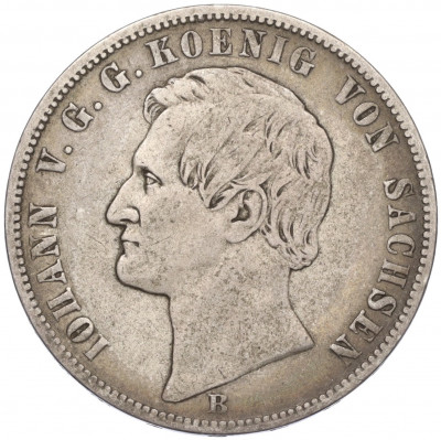 1 талер 1865 года Саксония