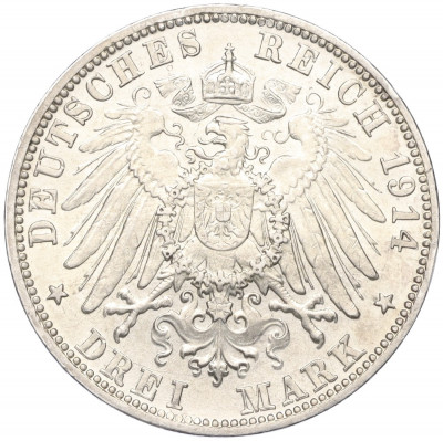 3 марки 1914 года Германия (Бавария)