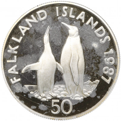 50 пенсов 1987 года Фолклендские острова 