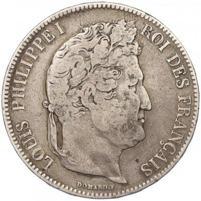 5 франков 1832 года W Франция
