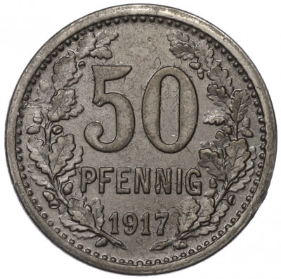 50 пфеннигов 1917 года Германия - город Хаттинген (Нотгельд)