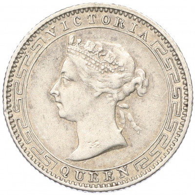25 центов 1892 года Британский Цейлон