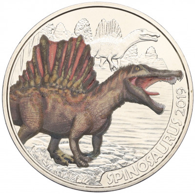 3 евро 2019 года Австрия «Супер динозавры — Спинозавр»