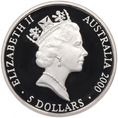 5 долларов 2000 года Австралия «Олимпийские игры 2000 в Сиднее — Фестиваль мечты»