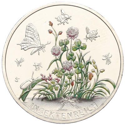 5 евро 2022 года F Германия «Чудесный мир насекомых — Царство насекомых»