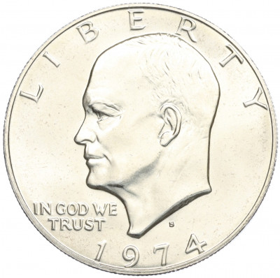 1 доллар 1974 года S США «Эйзенхауэр»