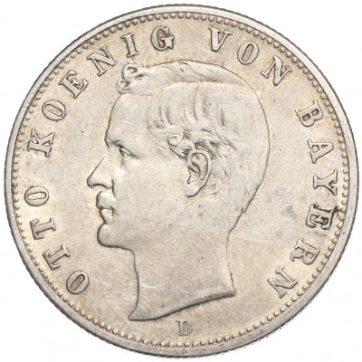 2 марки 1908 года D Германия (Бавария)