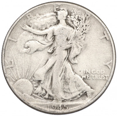 1/2 доллара (50 центов) 1945 года США