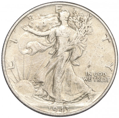 1/2 доллара (50 центов) 1943 года США