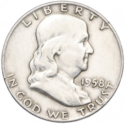 1/2 доллара (50 центов) 1958 года США