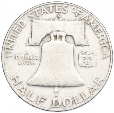 1/2 доллара (50 центов) 1958 года США
