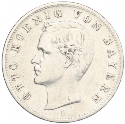 2 марки 1902 года D Германия (Бавария)