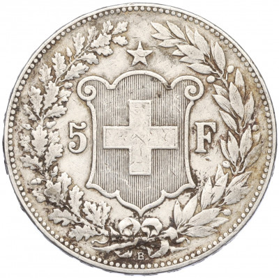 5 франков 1890 года Швейцария