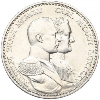 3 марки 1915 года Германия (Саксен-Веймар-Эйзенах) «100 лет Великим герцогам»