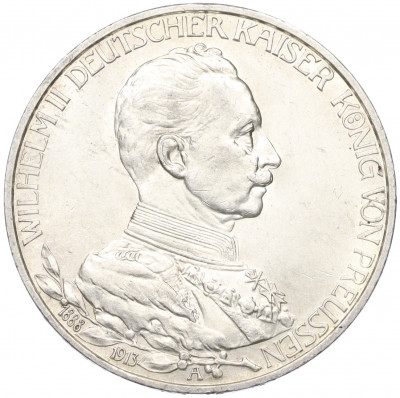 3 марки 1913 года A Германия (Пруссия) «25 лет правлению Вильгельма II»