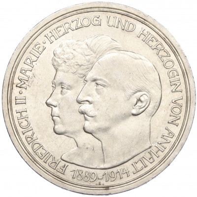 5 марок 1914 года Германия (Ангальт) 
