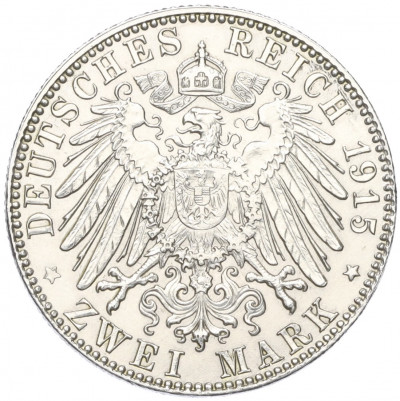 2 марки 1915 года Германия (Саксен-Мейнинген) 