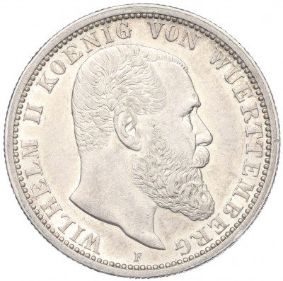 2 марки 1913 года Германия (Вюртемберг)