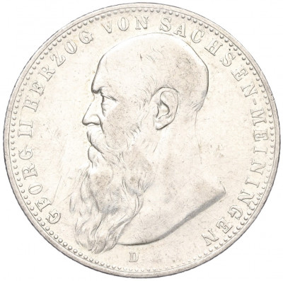 2 марки 1902 года Германия (Саксен-Мейнинген)