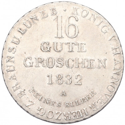 16 грошей 1832 года Ганновер