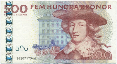 500 крон 2002 года Швеция