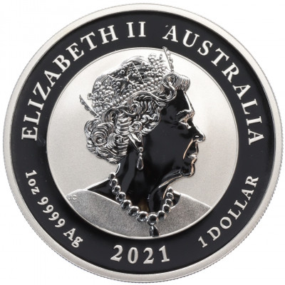 1 доллар 2021 года Австралия «Квокка»