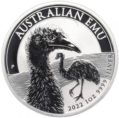 1 доллар 2022 года Австралия «Австралийский эму»