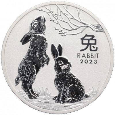 1 доллар 2023 года Австралия «Китайский гороскоп — Год кролика»
