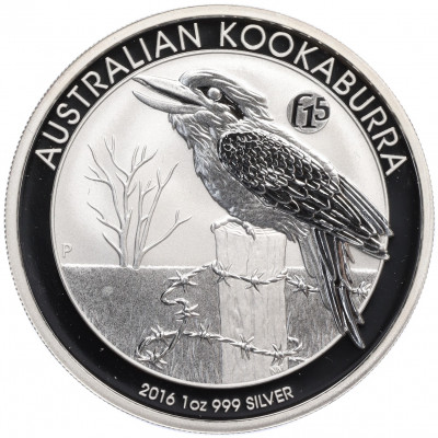 1 доллар 2016 года Австралия «Австралийская Кукабара»
