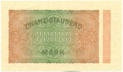 20000 марок 1923 года Германия