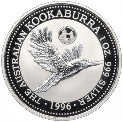 2 доллара 1996 года Австралия «Австралийская кукабара» (Great Britain Privy Mark)