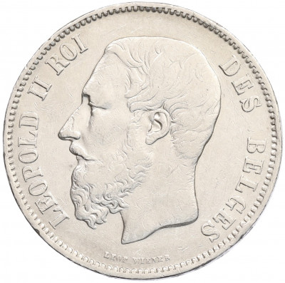 5 франков 1869 года Бельгия