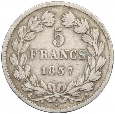 5 франков 1837 года A Франция