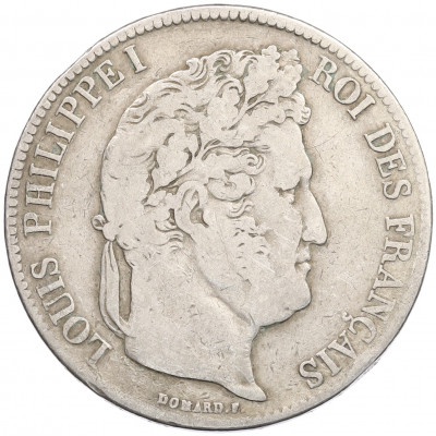 5 франков 1837 года A Франция
