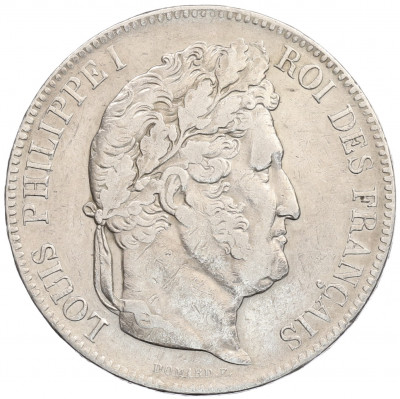 5 франков 1842 года BB Франция