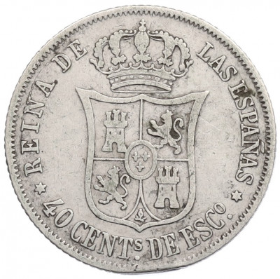 40 сентимо 1867 года Испания