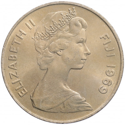 1 доллар 1969 года Фиджи
