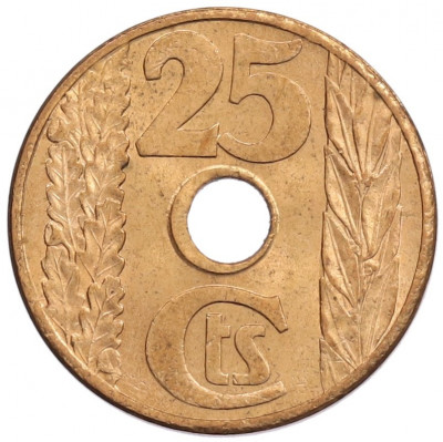 25 сентимо 1938 года Испания