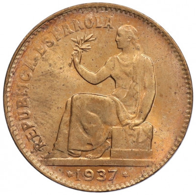50 сентимо 1937 года Испания