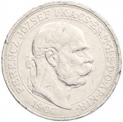 5 крон 1907 года Венгрия 