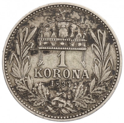1 крона 1894 года Венгрия