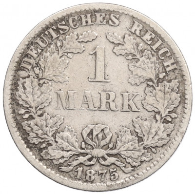 1 марка 1875 года Е Германия