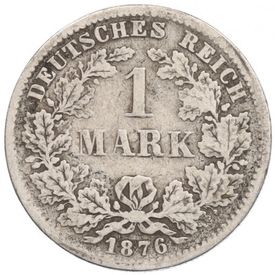 1 марка 1876 года F Германия